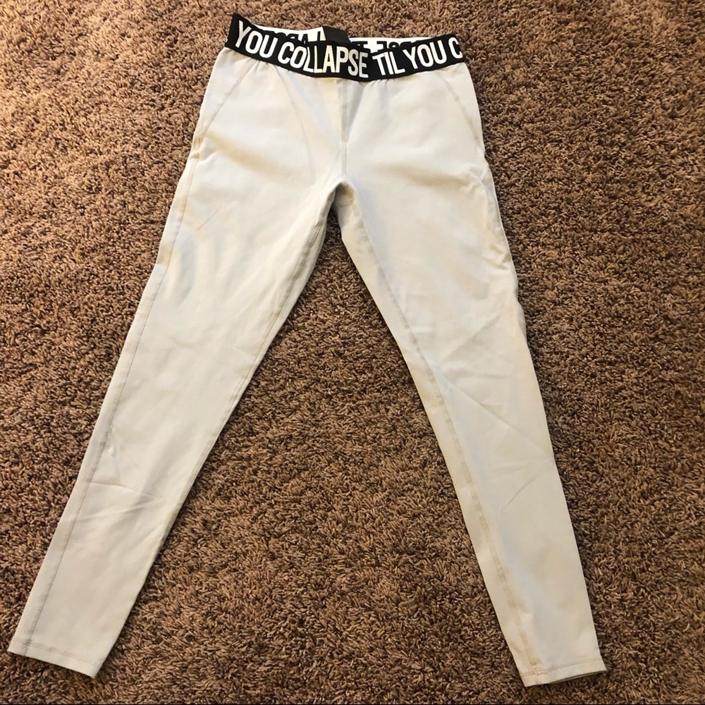 Til you collapse leggings, size: large